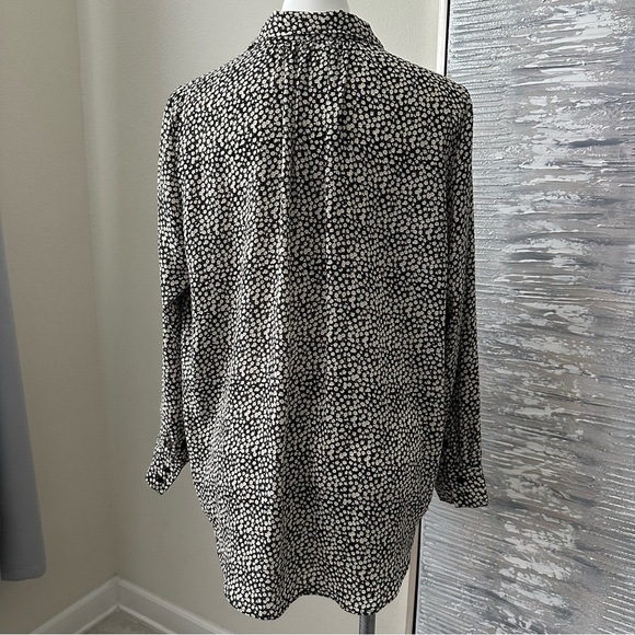 H&M Women’s Long Sleeve Button Down Shirt Size L - Picture 7 of 16